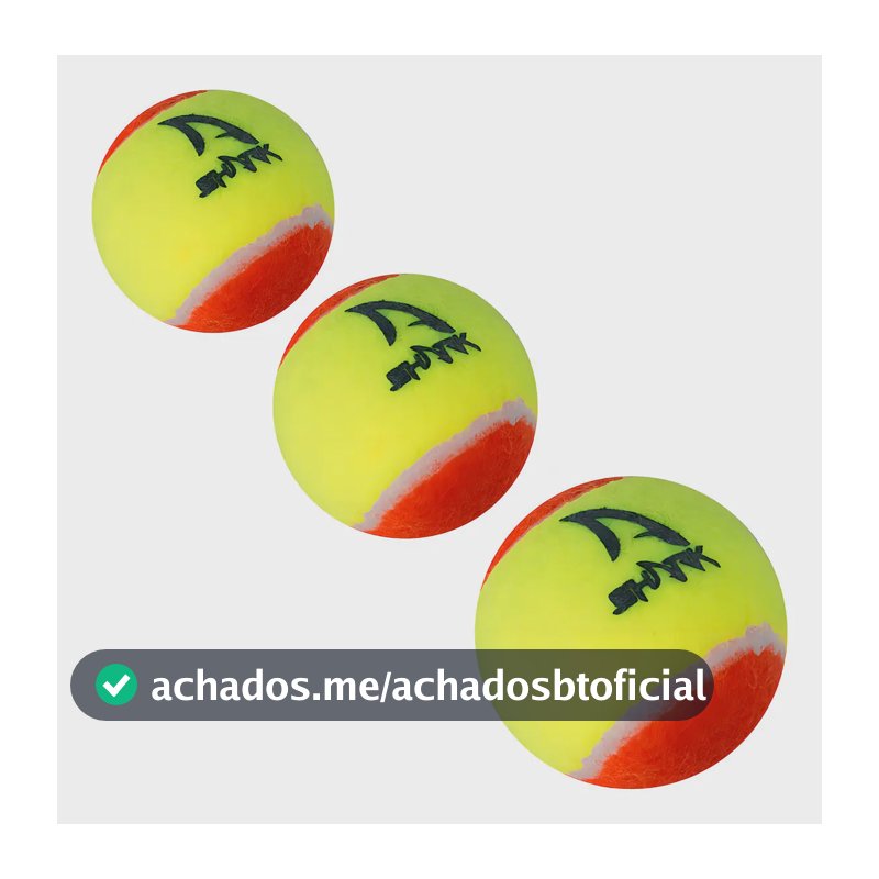 Bola De Beach Tennis Shark - Pach Com 03 Unidades