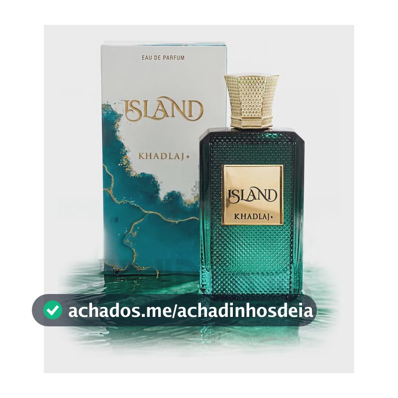 Spray De  Extrato De Perfume Unissex Khadlaj Island 100ml