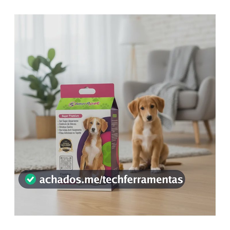 Tapete Higiênico 80x60 Super Premium Cachorro 30 Unidades Branco