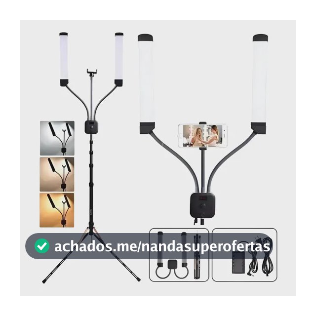 Ring Light LED 45W Tomate MLG-099 Luz Ajustável Fotografia + Tripé