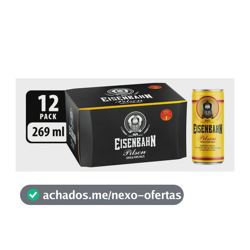 Cerveja Eisenbahn 269ml 12 unidades