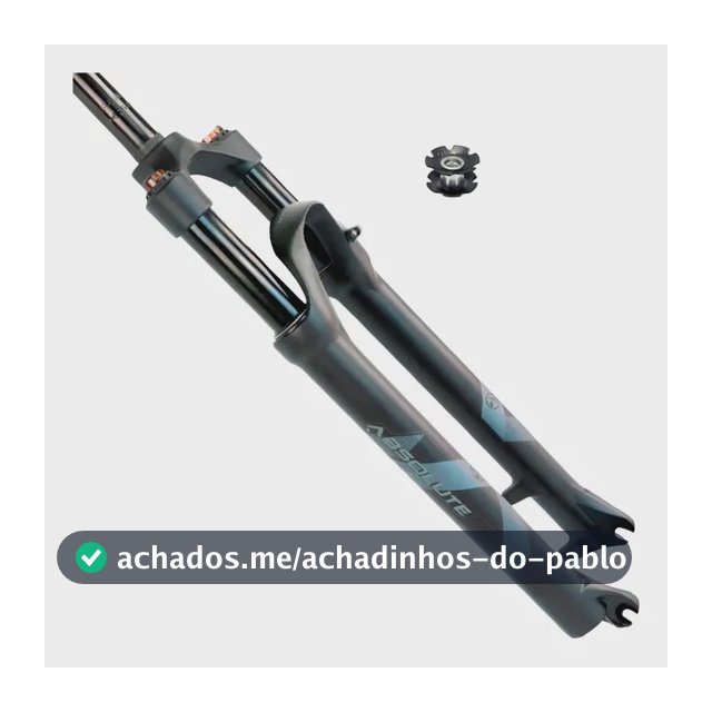 Suspensão Aro 29 Absolute Nero Sport Oversize 100mm Alumínio Preto