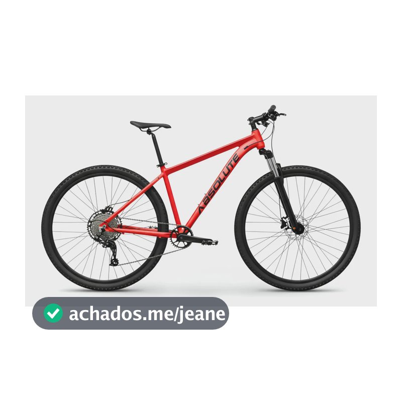 Bicicleta Aro 29 Absolute Nero 5 12v Freio Hidráulico Trava Vermelho/preto 15