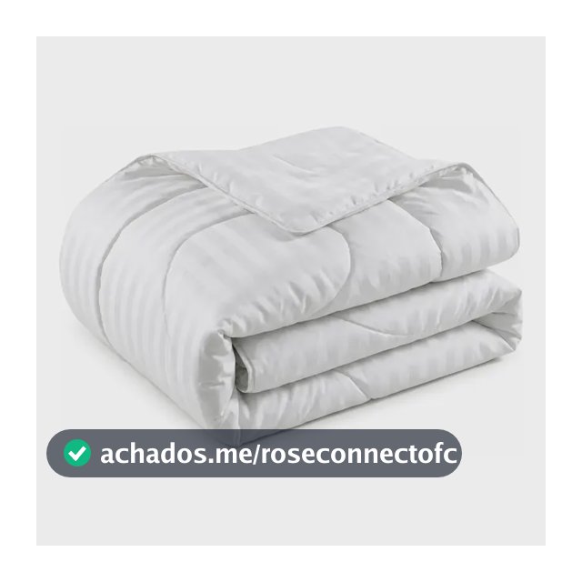 Edredom Casal Queen 400 Fios Dupla Face Grosso Hotel Oferta