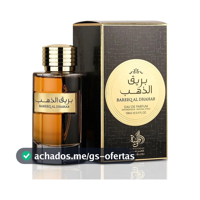 Bareeq Al Dhahab Al Wataniah Perfume Árabe 100ml Eau De Parfum