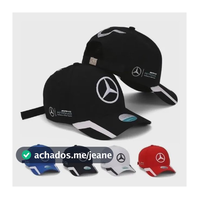 Boné Mercedes Benz  Petronas Amg Strapback Fita Fitão Cores