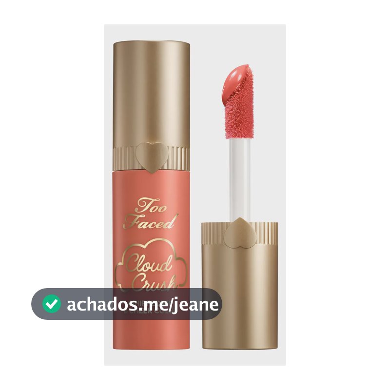 Blush Multifuncional Too Faced Lip & Cheek Cloud Crush Blush Cor Peach Blur