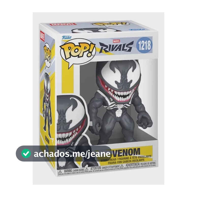 Boneco Funko Pop! Marvel Rivals - Venom Com Chase