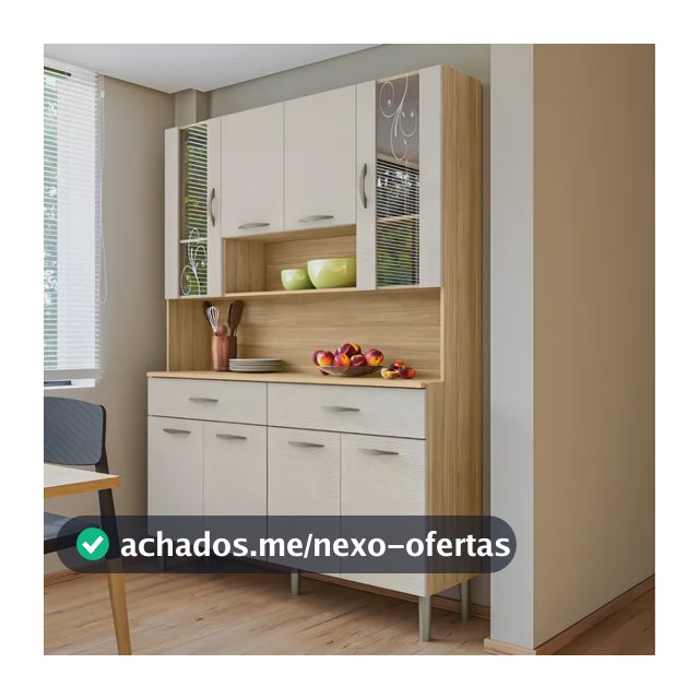 Armário De Cozinha 8 Portas 2 Gavetas Freijó/soft Ajwt
