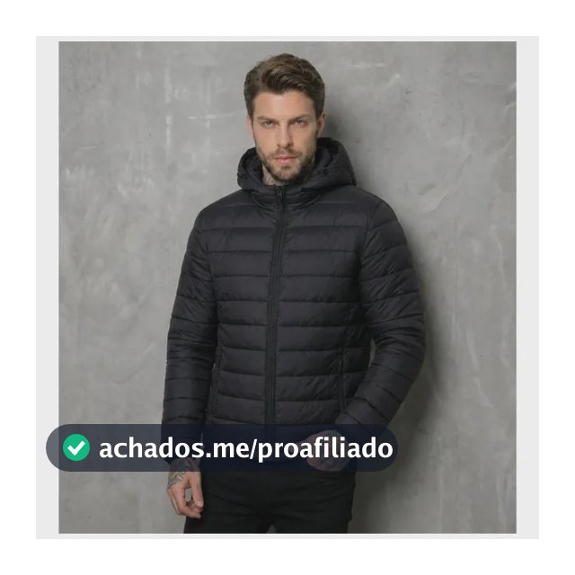 Jaqueta Puffer De Frio  Blusa Impermeável Inverno Intenso