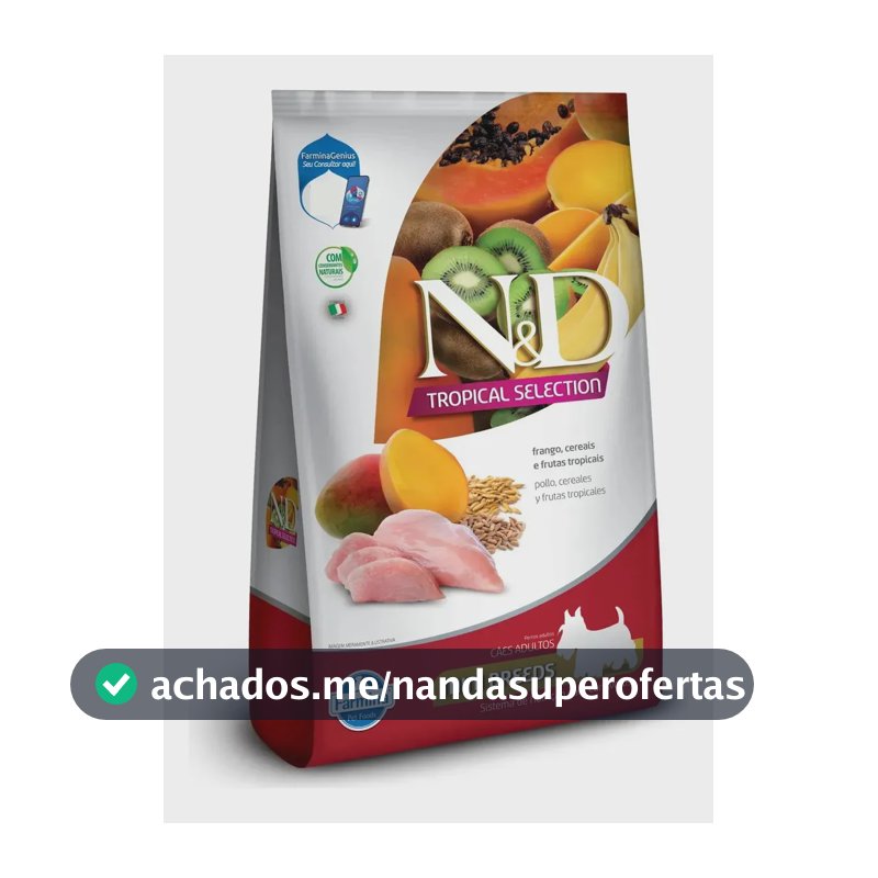 Ração Cães Farmina N&d Tropical Mini Frango 2kg