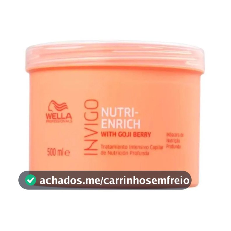 Máscara Invigo Nutri Enrich 500ml Wella Professionals