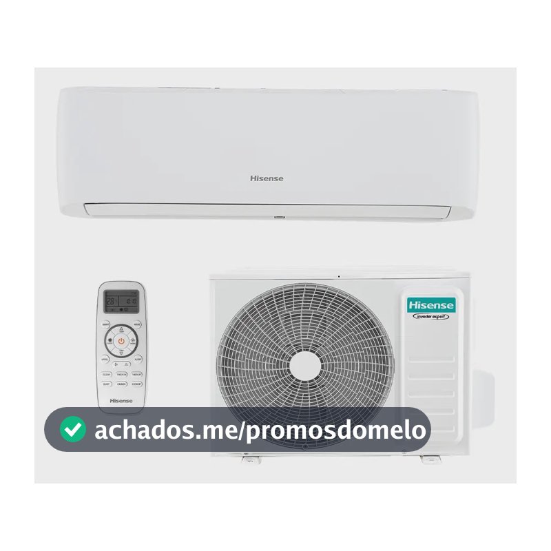 Ar Condicionado HW Inverter Hisense Eco Plus 9.000 Btus Frio R-32