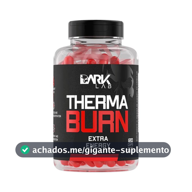 Termogênico Therma Burn 210mg De Cafeína 120 Caps Dark Lab Sabor Sem sabor