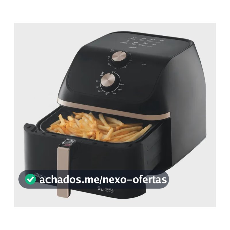 Fritadeira Elétrica Wap Air Fryer Mega 9l