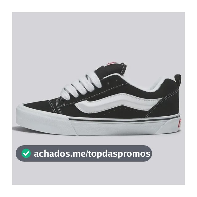 Tênis Vans Knu Preto E Cinza | Unissex - Do 34 Ao 43