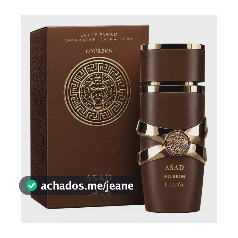 Perfume Árabe Lattafa Asad Bourbon 100 Ml Personalidade