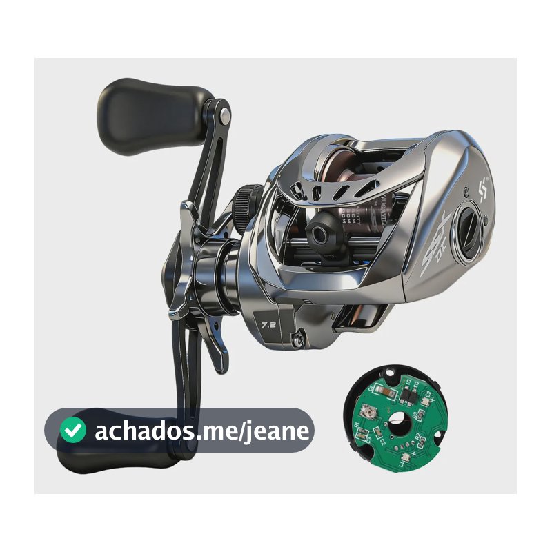Carretilha De Pesca Sougayilang Dc Digital Inteligente 10kg Modelo 2 Direito