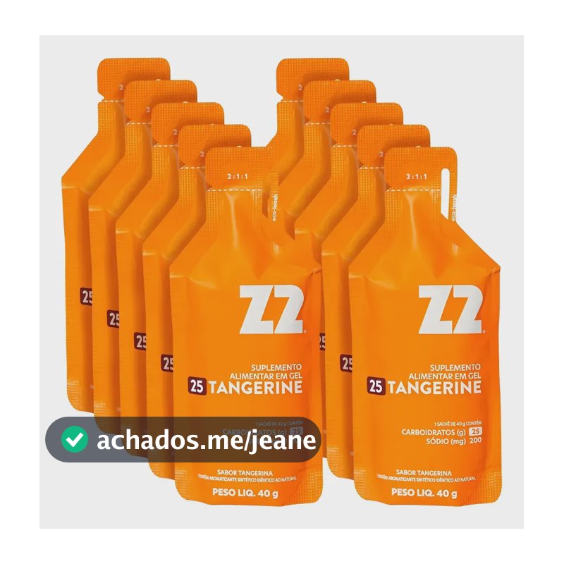 Energy Gel Z2 Sabor Tangerina Caixa Com 10 Sachês - Everyday