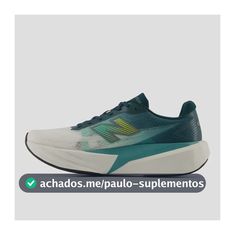 Tênis Fuelcell Rebel V5 - New Balance Verde Azulado Verde Escuro 38 Br