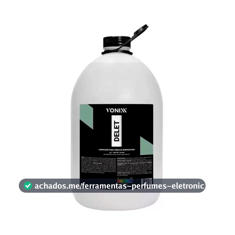 Delet Limpador Para Pneus E Borrachas 5l - Vonixx
