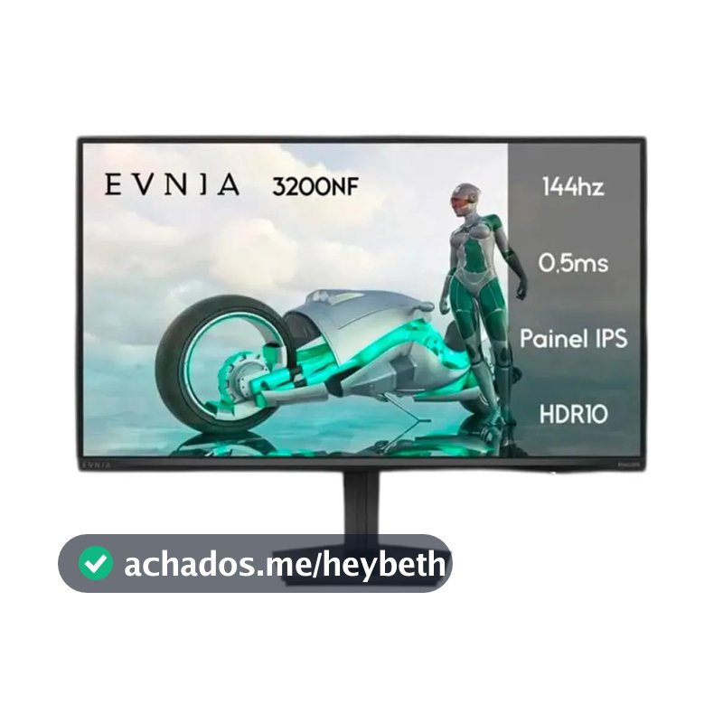 Monitor Gamer Philips Evnia 27'' Ips 144Hz 0.5ms Fhd27m2n3200nf Preto