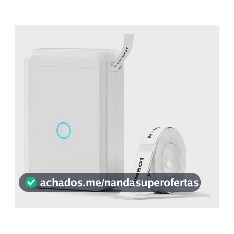 Impressora Etiqueta Niimbot D110 Bluetooth Termica 1 Rolo Cor Branco usb