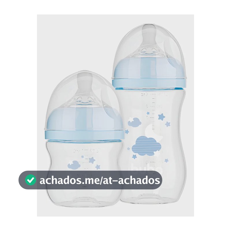 Kit 2 Mamadeiras Buba Easy Flow Anticólica