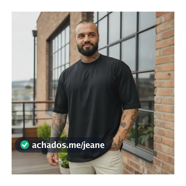 Camiseta Oversized Streetwear Masculina 100% Algodão