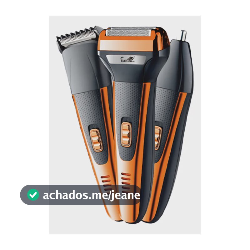 Maquina Barbear,aparelho De Barbear Eletrico Multifuncio Laranja 5v