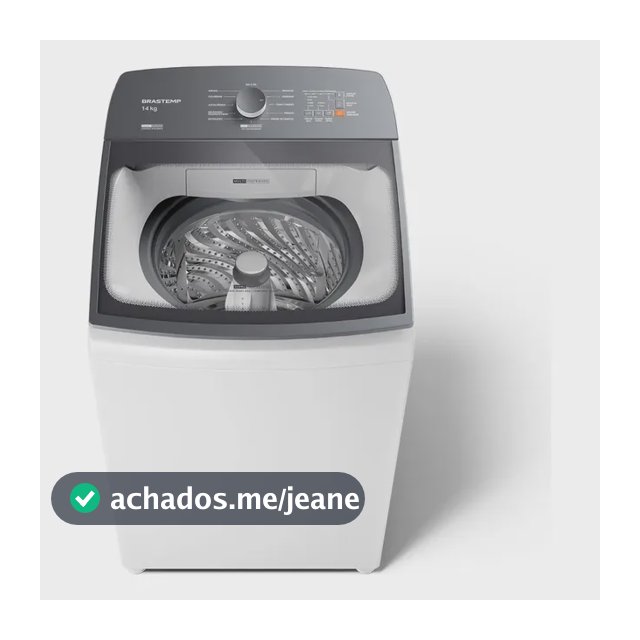 Máquina De Lavar Brastemp 14kg Branca Smart Sensor- Bwj14ab 127v Branco