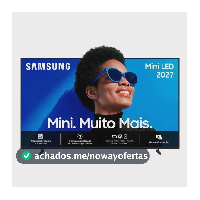 Samsung Smart TV 65" Mini LED 4K M75H 26/2027