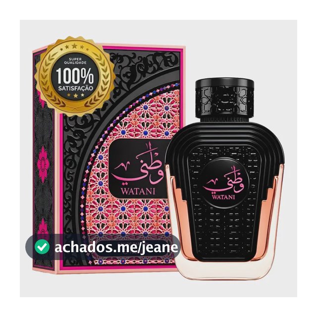 Perfume Árabe Al Wataniah Watani Pink Edp 100ml