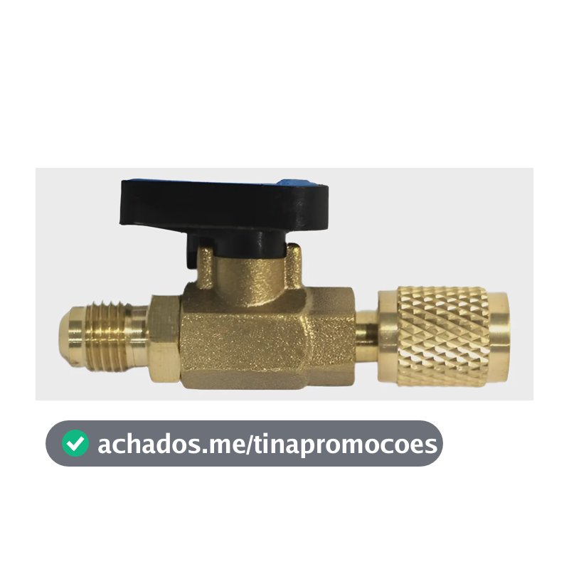 Válvula Tipo Bola Para Manifold Vacuometro Bomba De Vácuo