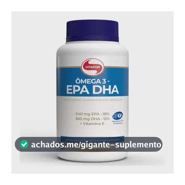 Ômega 3 Epa - Dha - 1000 Mg - 120 Caps Vitafor