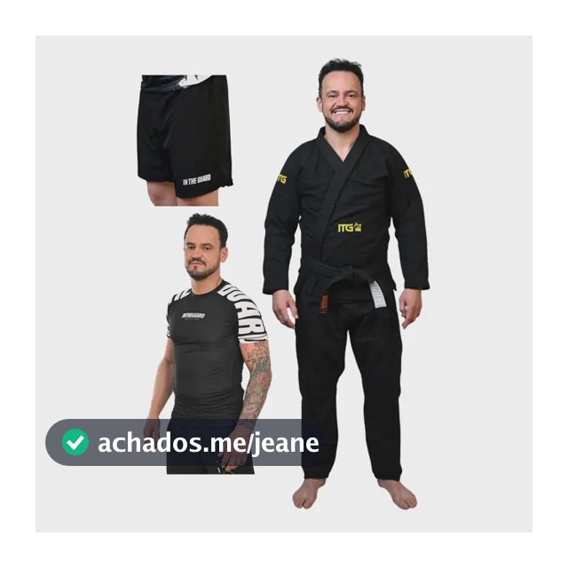 Kimono Jiu Jitsu Trançado + Bermuda No-gi + Rash Guards Bjj