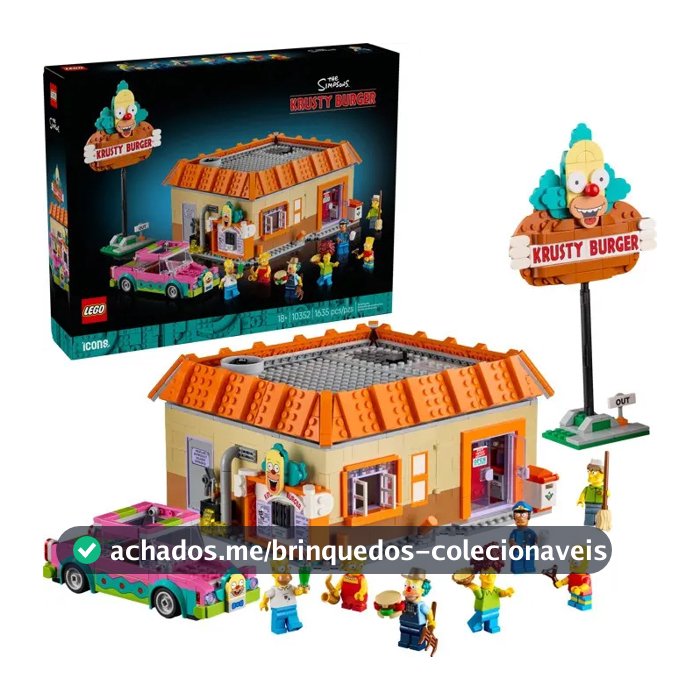 LEGO The Simpsons Krusty Burger 10352 - 1635 unidades 1635 Homer