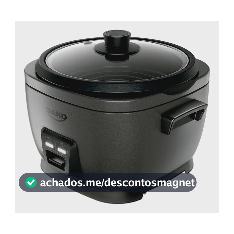 Panela De Arroz Elétrica Dako 700w Com 4 L 10 Xícaras Cinza Cor Cinza-escuro Frequência 60 Hz