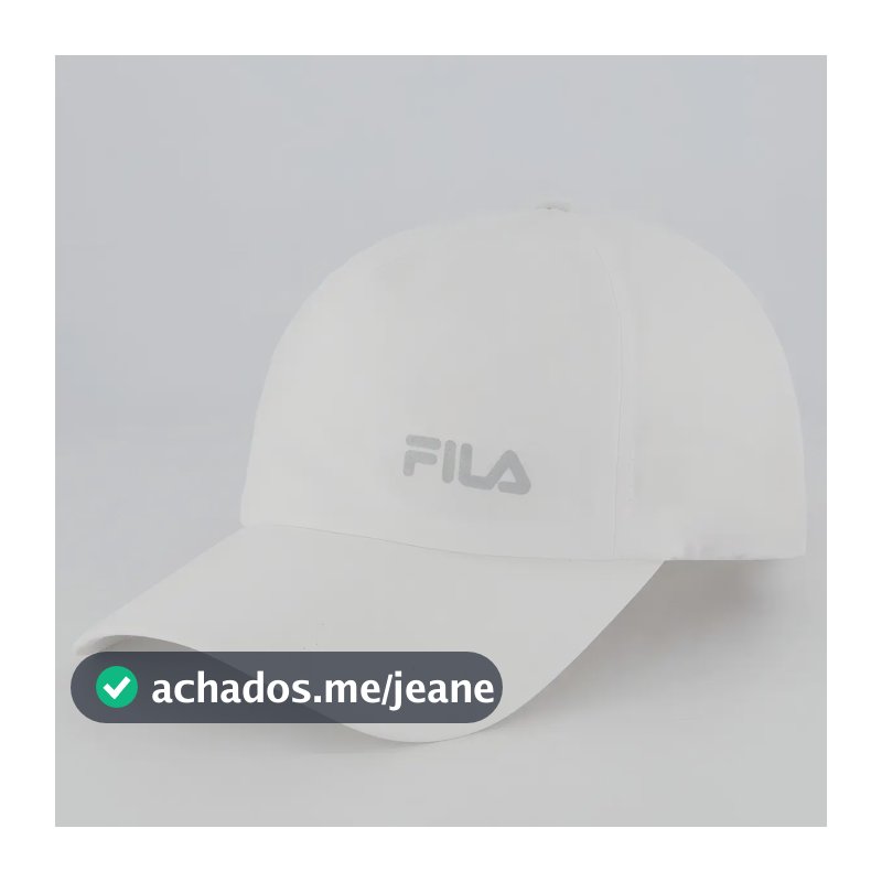 Boné Fila Running Logo Branco Tamanho Único