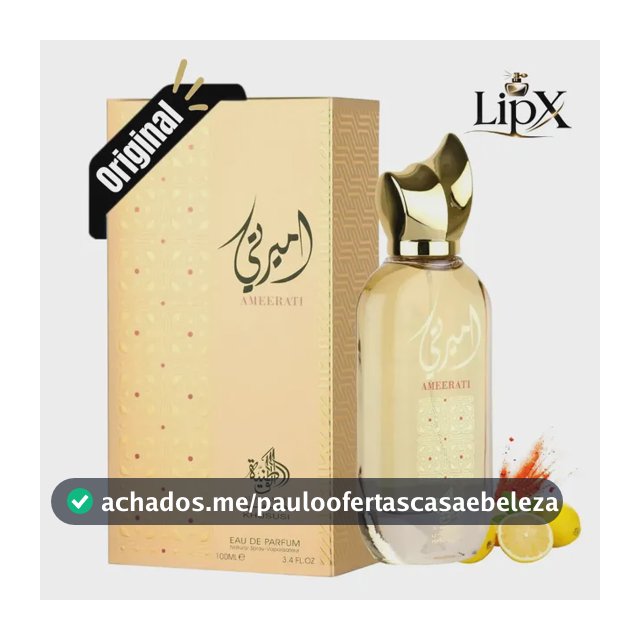 Perfume Árabe Ameerati Feminino Eau De Parfum 100 Ml Com Nf lipx