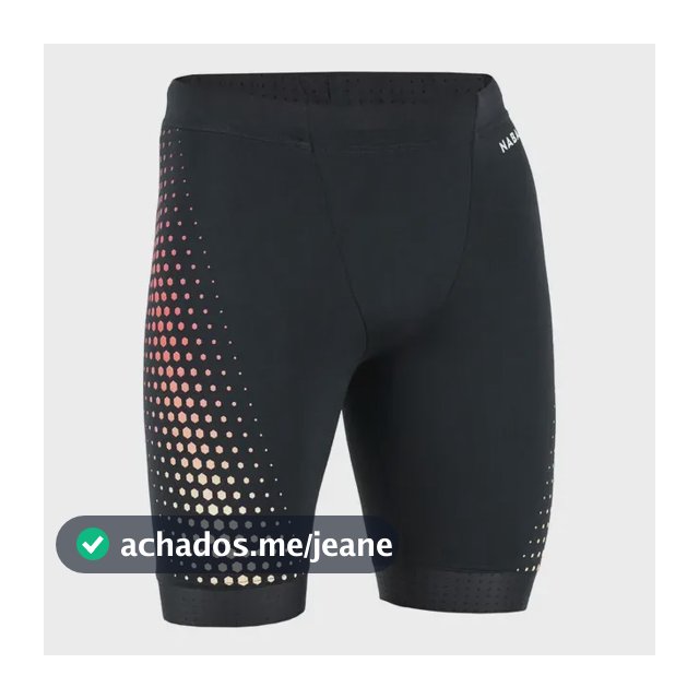 Sunga Shorts Masculino De Natação Fiti 500 Preto Nabaiji