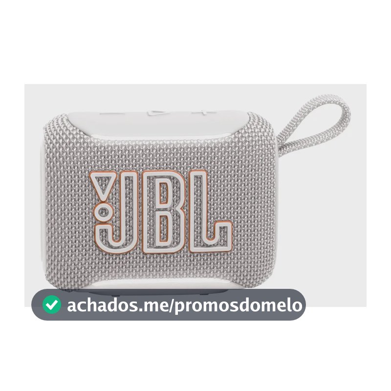 Caixa de som portátil com Bluetooth JBL GO5 - Branca