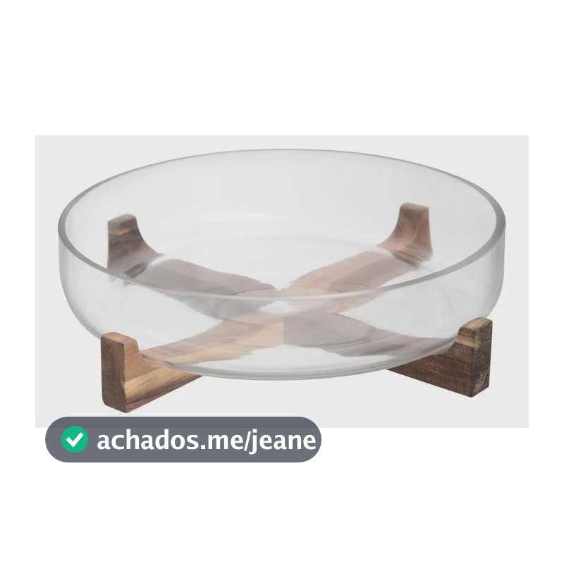 Saladeira Light Acacia 30 5 Cm Neu Home Style Incolor
