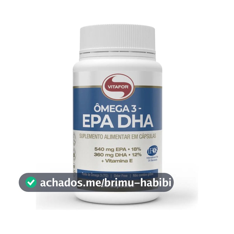 Suplemento Ômega 3 Epa Dha 60 Cápsulas Vitafor