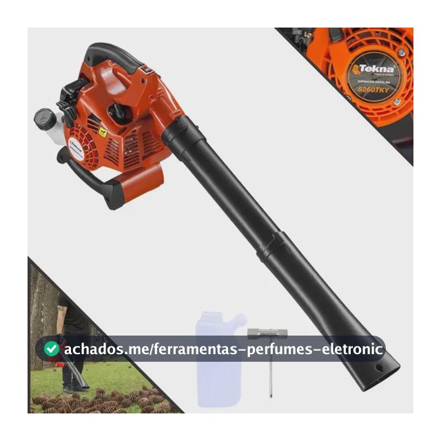 Soprador Tekna À Gasolina 2 Tempos 26cc Profissional S260