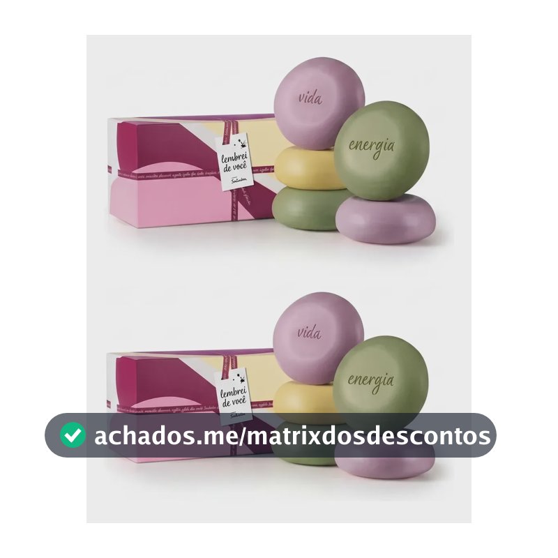 Kit 2 Caixas Sabonetes Sortidos Natura Tododia: 5un 90g Por Caixa + Sacola P