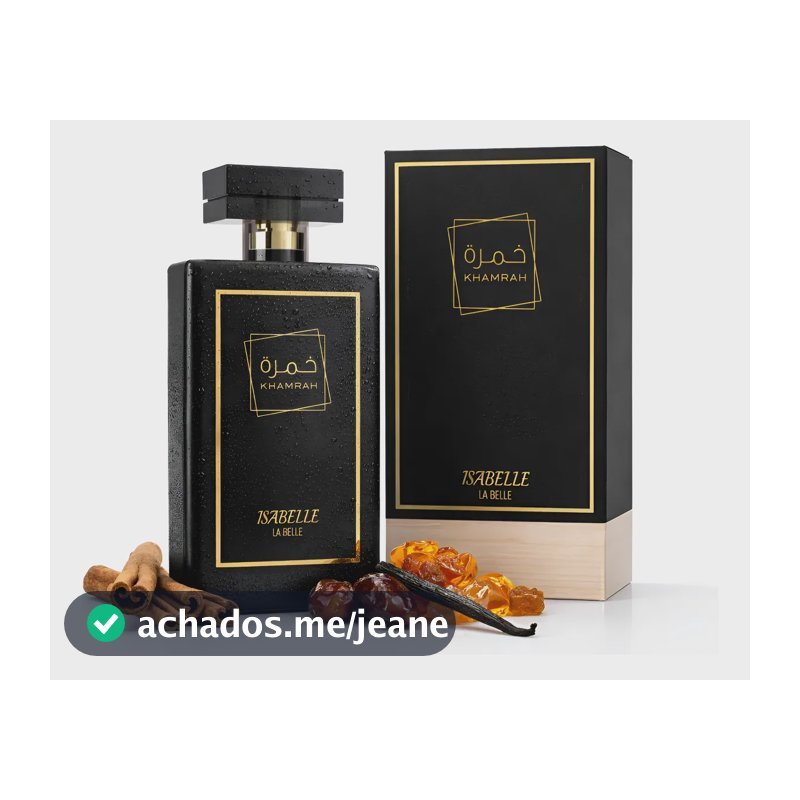 Perfume Árabe Khamrah 100ml Quente Marcante Canela Baunilha