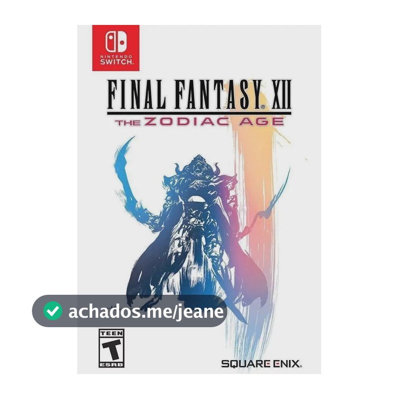 Final Fantasy Xii The Zodiac Age Switch Midia Fisica