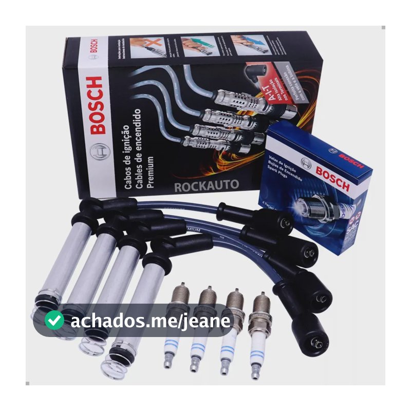 Kit Velas E Cabos Prisma Onix 1.4 Lt Ltz 2012 2013 2014 2015 Preto