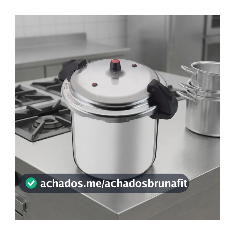 Panela De Pressão Fechamento Externo 20 Litros Cor Prateado